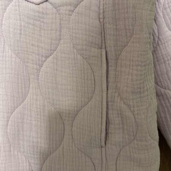 NWOT RD Style Lilac Trucker Quilted Shacket - Picture 5 of 8